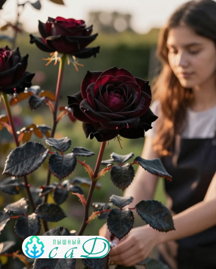 Роза "ЧЕРНАЯ КОРОЛЕВА"
